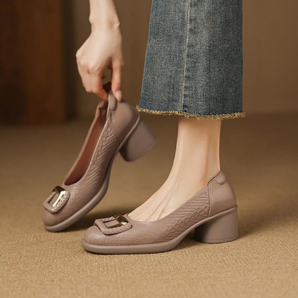 Elevate Your Elegance with Handcrafted Luxury Leather Women’s Shoes(Easn20182865)