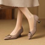 Handcrafted Luxury Genuine Leather Women's Shoes - Elegance Redefined(Easn20182863)