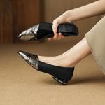 Luxurious Handcrafted Leather Women's Shoes: Elegance in Every Stitch(Easn20182828)