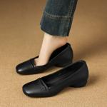 Handcrafted Leather Women's Shoes: Luxurious Elegance & Quality(Easn20182833)