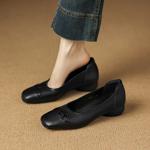 Exquisite Handmade Leather Women's Shoes: Elegance Redefined(Easn20182832)