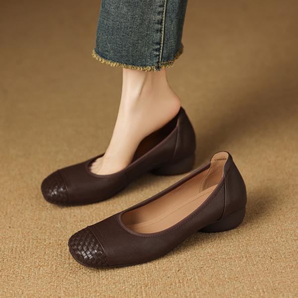 Luxury Handcrafted Leather Women’s Shoes - Elegance Redefined(Easn20182829)