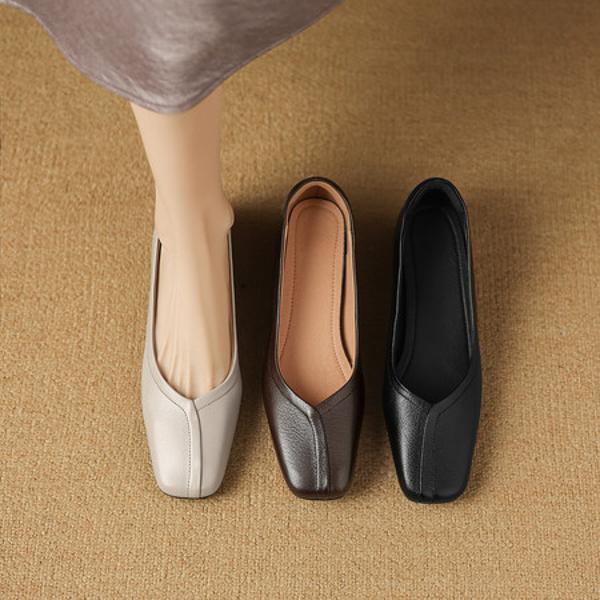 Handcrafted Luxury Leather Women's Shoes Elegance(Easn20182830)