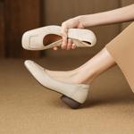 Exquisite Handcrafted Leather Shoes for Elegant Women(Easn20182856)