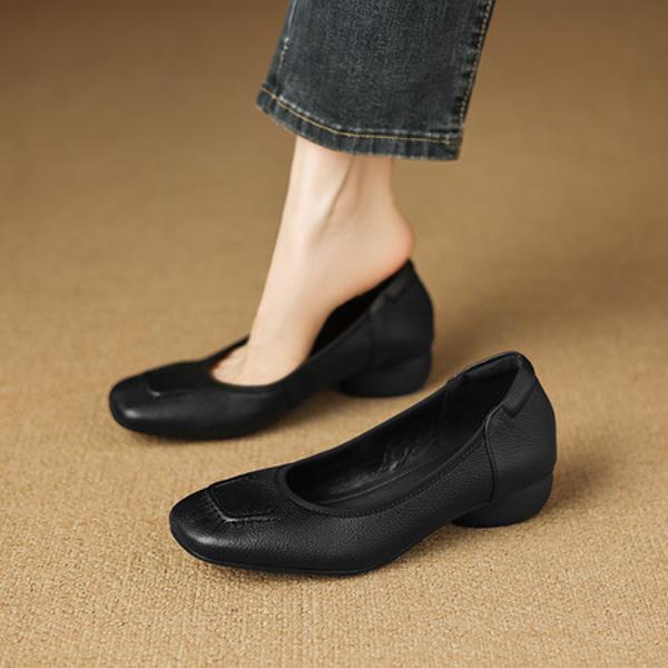 Exquisite Handcrafted Leather Shoes for Elegant Women(Easn20182856)