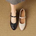 Exquisite Handcrafted Leather Women's Shoes: Luxury, Elegance, and Quality(Easn20182867)