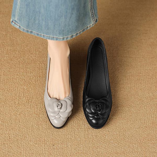 Handcrafted Luxury Leather Women's Shoes for Elegance(Easn20182868)