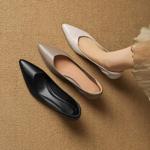 Exquisite Handcrafted Genuine Leather Women’s Shoes: Luxury, Elegance, and Quality(Easn20182850)