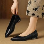 Exquisite Handmade Leather Women's Shoes: A Touch of Luxury and Elegance(Easn20182851)