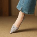 Exquisite Handcrafted Leather Women's Shoes: A Blend of Luxury and Elegance(Easn20182815)