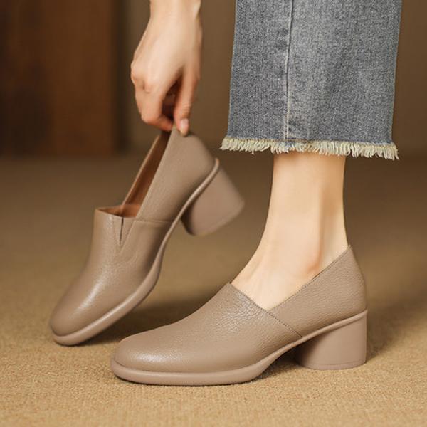 Crafted Luxury: Handcrafted Leather Women's Shoes(Easn20182805)