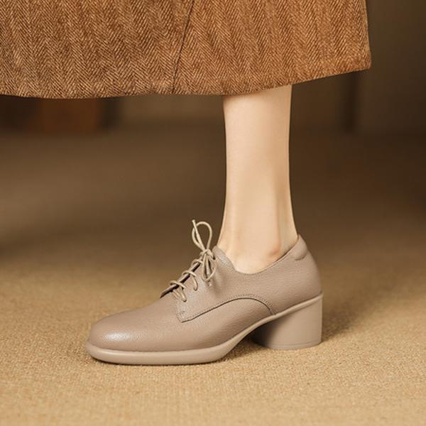 Luxury Handmade Leather Women's Shoes: Crafted Elegance.(Easn20182803)