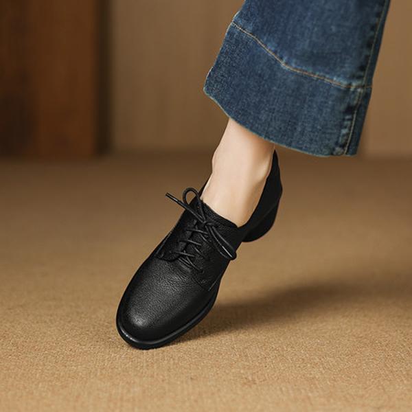 Luxury Handmade Leather Women's Shoes: Crafted Elegance.(Easn20182803)