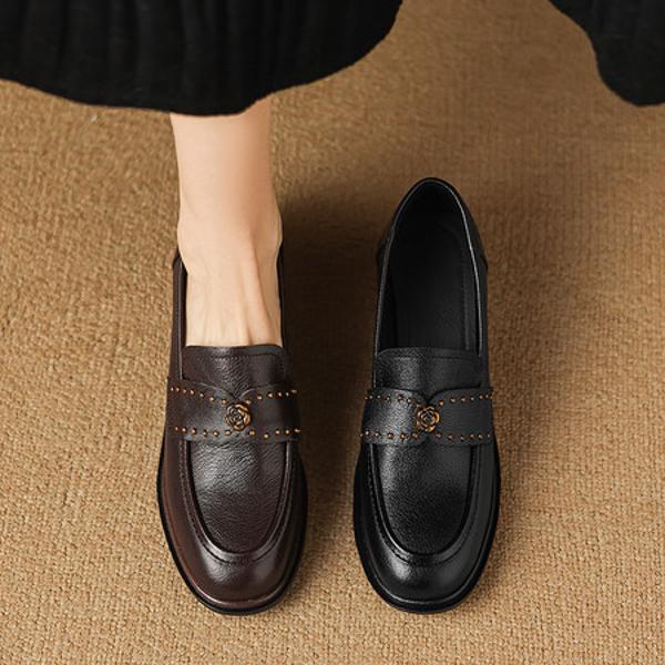 Luxurious Handcrafted Leather Women’s Shoes of Elegance(Easn20182859)