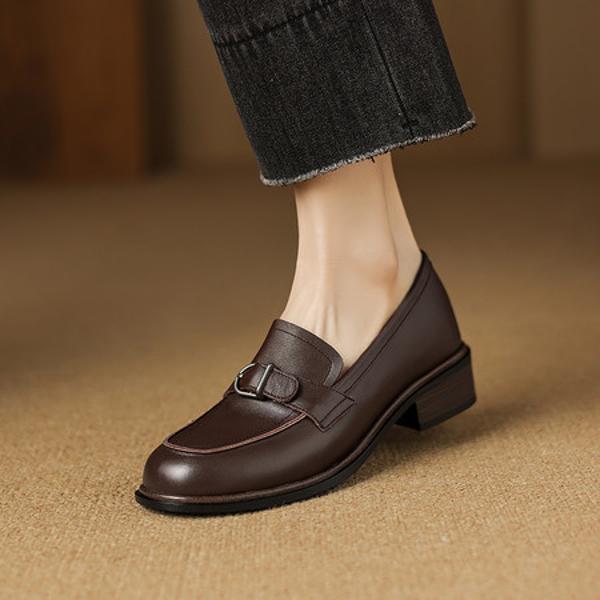 Luxury Handcrafted Genuine Leather Women’s Shoes: Elegance in Every Stitch(Easn20182861)