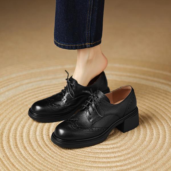 Handcrafted Leather Women's Shoes: Luxury & Elegance(Easn20182500)