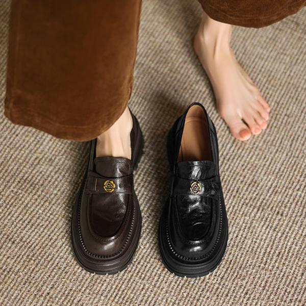 Crafted Elegance: Luxurious Handmade Leather Women’s Shoes(Easn20182507)