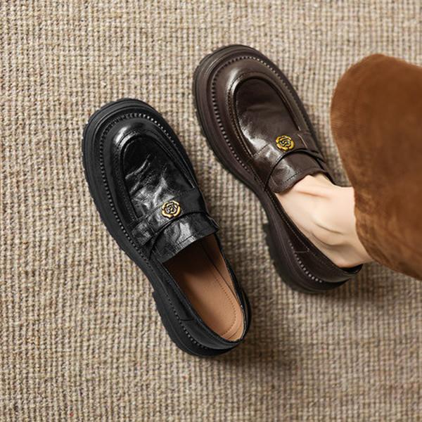 Crafted Elegance: Luxurious Handmade Leather Women’s Shoes(Easn20182507)