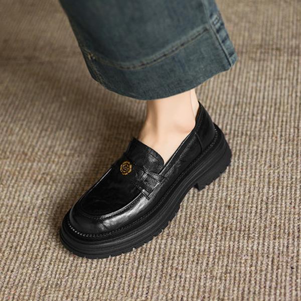 Crafted Elegance: Luxurious Handmade Leather Women’s Shoes(Easn20182507)