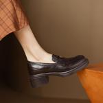 Handcrafted Luxury Leather Women’s Shoes - Elegance Redefined(Easn20182399)