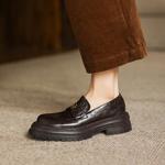 Elegant Handmade Genuine Leather Women's Shoes: Luxury Craftsmanship(Easn20182506)