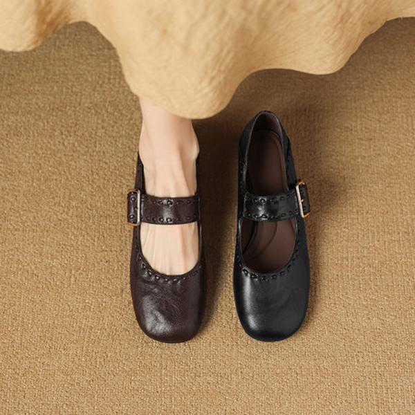 Exquisite Handcrafted Leather Women’s Shoes – Luxury Elegance(Easn20182910)