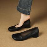 Exquisite Handmade Leather Women’s Shoes: Luxury Craftsmanship(Easn20182913)