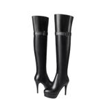 Elegance in Every Stitch: Luxurious Handmade Leather Heels(Ebaiyilinx166A)