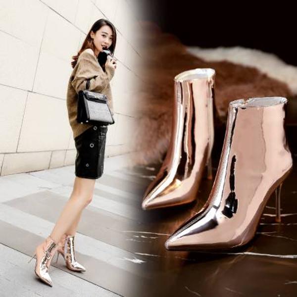 Elegant Handcrafted Leather Women's Shoes of Luxury Quality(Ebaiyilinxcm-12)