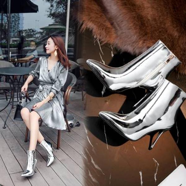 Elegant Handcrafted Leather Women's Shoes of Luxury Quality(Ebaiyilinxcm-12)