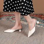 Elegant Handcrafted Leather Women's Shoes(Ebaiyilinx21-21)