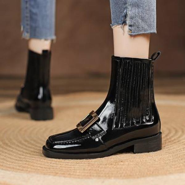 Crafted Luxury: Handcrafted Genuine Leather Women's Shoes for Elegance(EbaiyilinxXP-03)