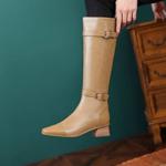 Elegance in Every Stitch: Handcrafted Leather Women's Shoes(EbaiyilinxXP-05)