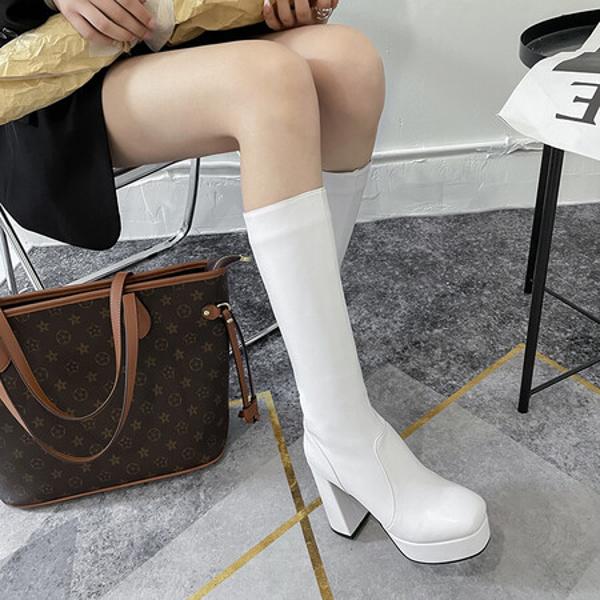 Elegant Handcrafted Leather Women's Shoes - Luxury Crafted for Quality(Ebaiyilinx22-34)