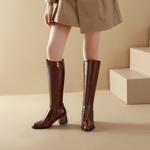 Handcrafted Genuine Leather Women's Shoes: Elegant, Luxurious Craftsmanship(Ebaiyilinx22-46A)