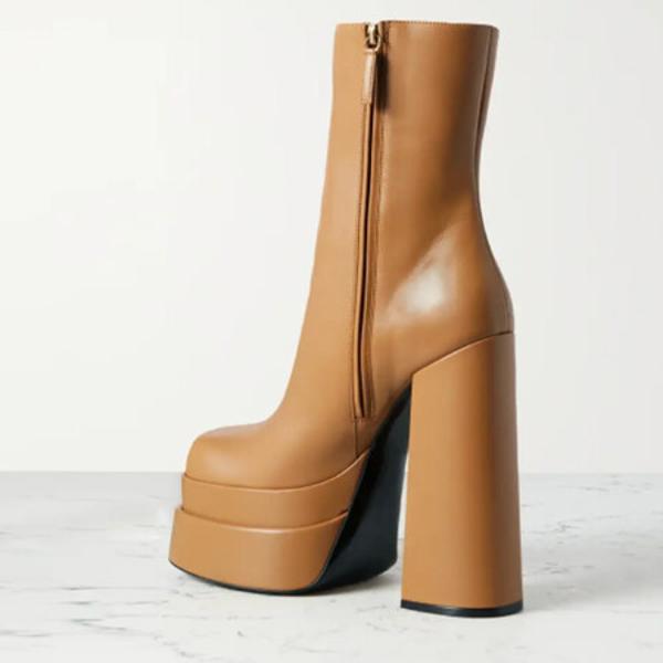 Handcrafted Leather Women's Shoes: Elegant Luxury Craftsmanship(Ebaiyilinx22-53)