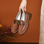 Handcrafted Luxury Leather Shoes for the Elegant Woman(Ebaiyilinx45770)