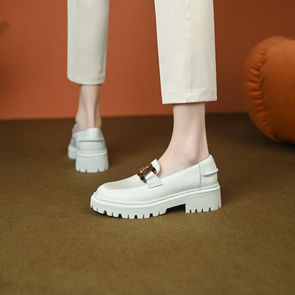 Timeless Elegance: Handmade Genuine Leather Women's Shoes of Luxury Quality(Ebaiyilinx23-4A)