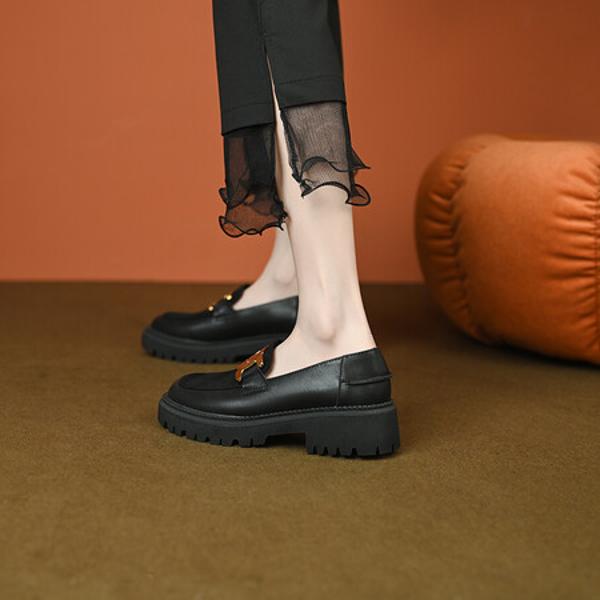 Timeless Elegance: Handmade Genuine Leather Women's Shoes of Luxury Quality(Ebaiyilinx23-4A)