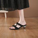 Elegant Handcrafted Leather Women’s Shoes - Luxury Craftsmanship(Ebaiyilinx23-18)