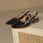 Elegant Handmade Leather Women's Shoes of Luxury Quality(Ebaiyilinx23-20)