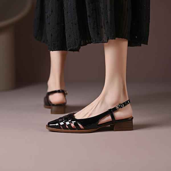 Elegant Handmade Leather Women's Shoes of Luxury Quality(Ebaiyilinx23-20)