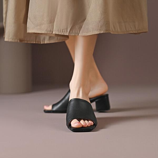 Handcrafted Genuine Leather Women's Shoes - Luxury Elegance in Every Stitch(Ebaiyilinx23-23)