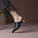 Handmade Genuine Leather Women's Shoes: Luxurious Craftsmanship & Elegance(Ebaiyilinx23-21)