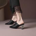 Handmade Genuine Leather Women's Shoes: Luxurious Craftsmanship & Elegance(Ebaiyilinx23-21)