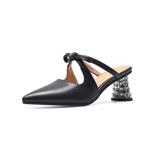 Elegant Handcrafted Genuine Leather Women's Shoes - Luxurious Craftsmanship(Ebaiyilinx23-22)