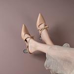 Elegant Handcrafted Genuine Leather Women's Shoes - Luxurious Craftsmanship(Ebaiyilinx23-22)