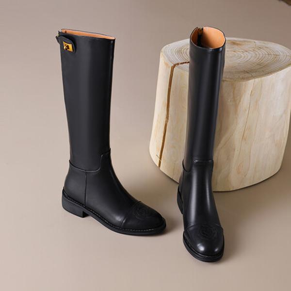 Elegant Handmade Leather Women's Shoes: Exquisite Craftsmanship and Luxury.(EbaiyilinxSCH-1)