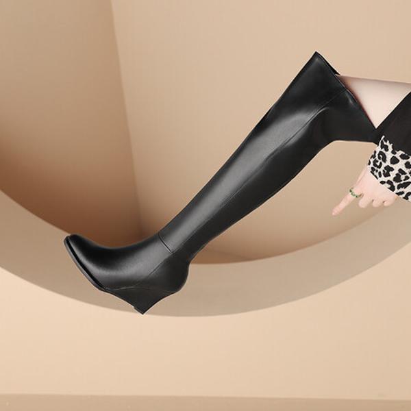 Handcrafted Genuine Leather Women's Shoes: Luxurious Elegance & Superior Craftsmanship(Ebaiyilinx23-39A)