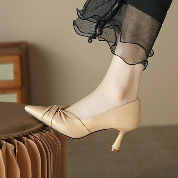 Exquisite Handcrafted Leather Shoes for Elegant Women(Ebaiyilinx45862)
